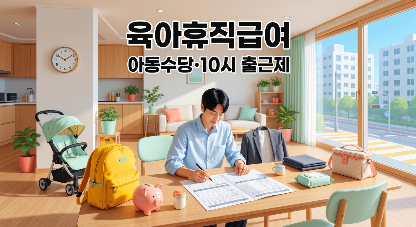 2026년 육아휴직급여·아동수당·10시 출근제 — 대상 조건·신청 방법·놓치기 쉬운 실수 총정리