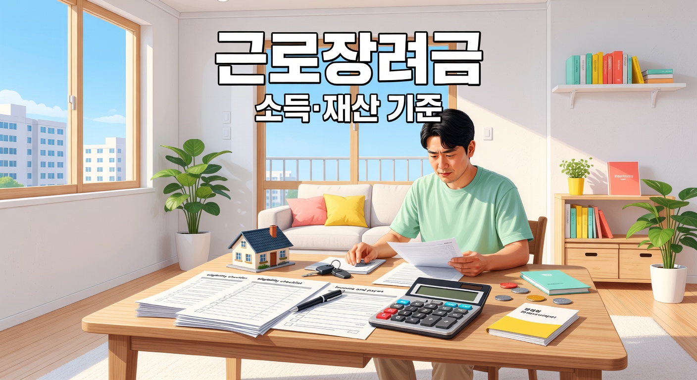 근로장려금 대상 확인법 — 가구유형별 소득·재산 기준 총정리