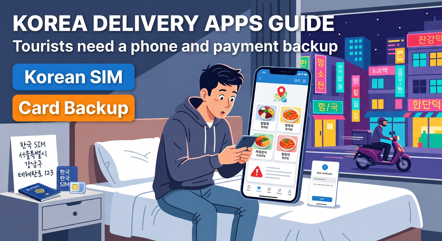 Food Delivery Apps in Korea — A Tourist's Step-by-Step Guide (2026)