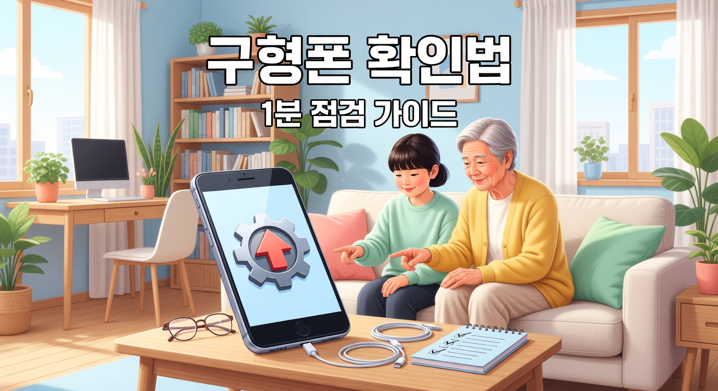 카카오톡 안 될 때 구형 폰 확인법 — 1분 점검 가이드