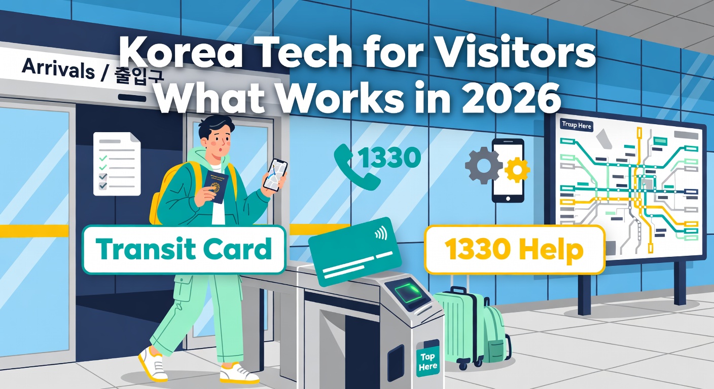 Korea Tech for Visitors: A Beginner's Guide to Daily Digital Life