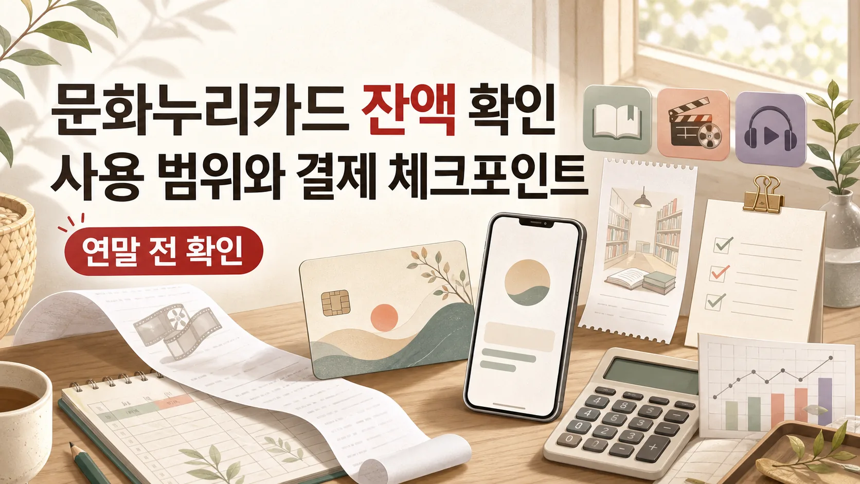 문화누리카드 21만원 잔액 확인 — 온라인 vs 오프라인 결제 함정