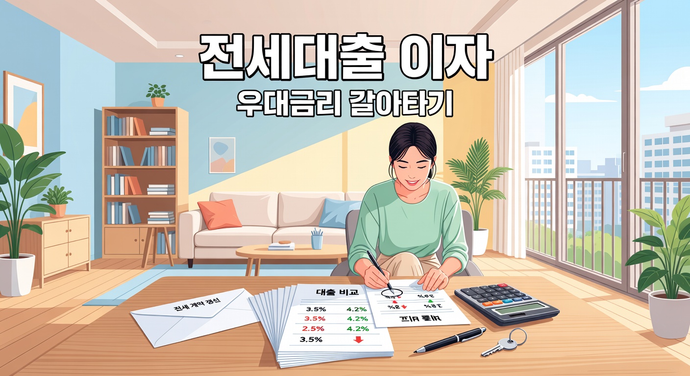 전세자금대출 이자 줄이는 7가지 방법 — 우대금리부터 갈아타기까지