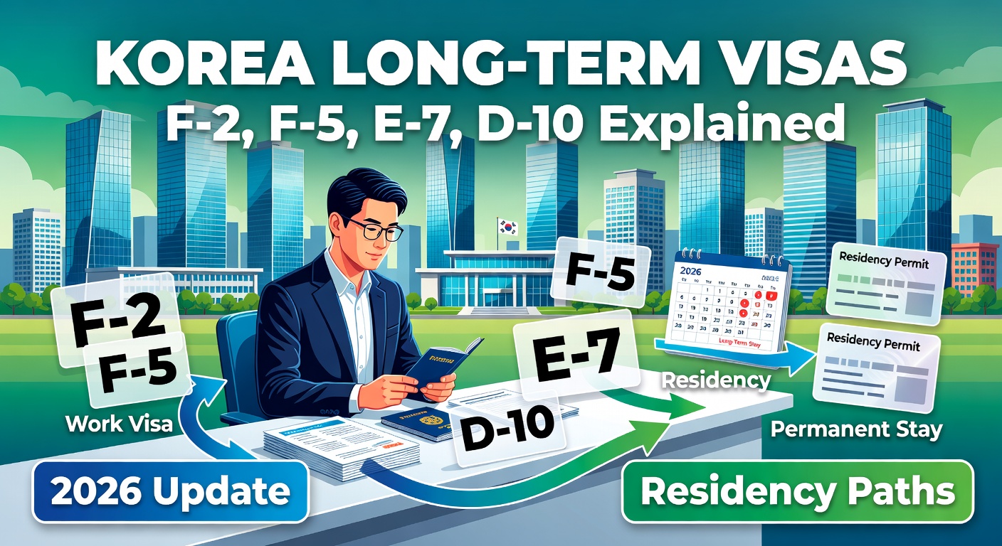 South Korea Long-Term Visa Types — Your 2026 Guide