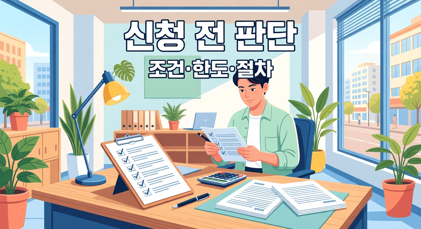 햇살론·불법사금융예방대출 — 신청 전 판단 기준 체크리스트