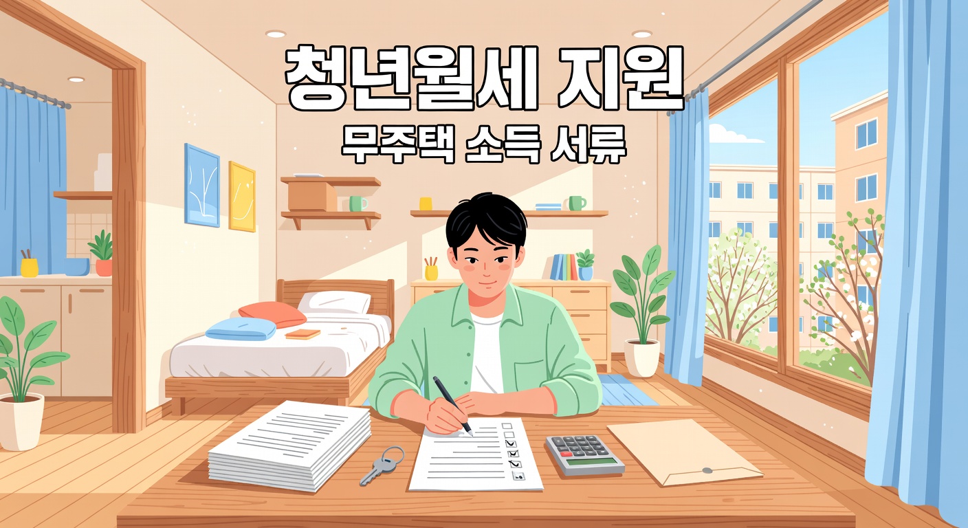 청년월세 지원 신청 기준 — 무주택 조건·소득·서류 체크리스트