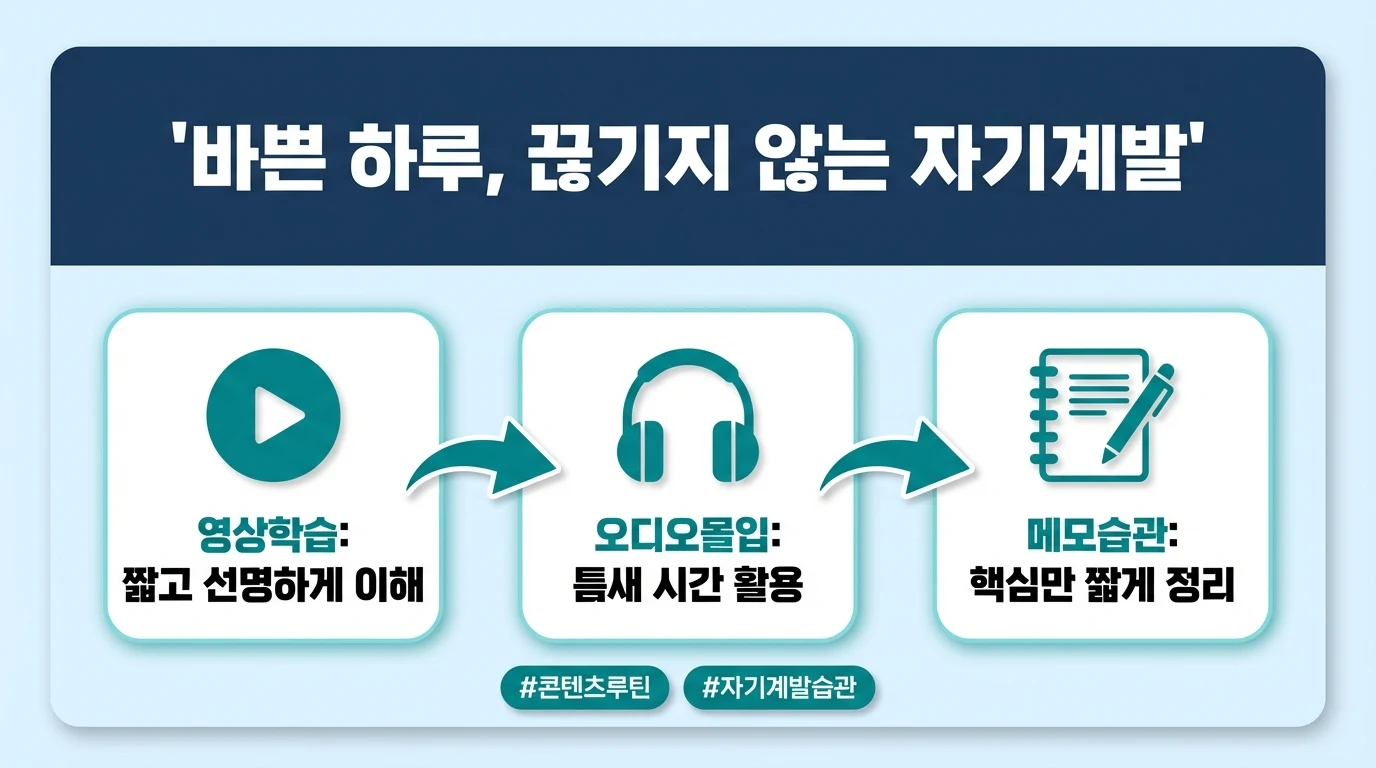 Video, Audio, Notes: Your Seamless Self-Improvement Routine