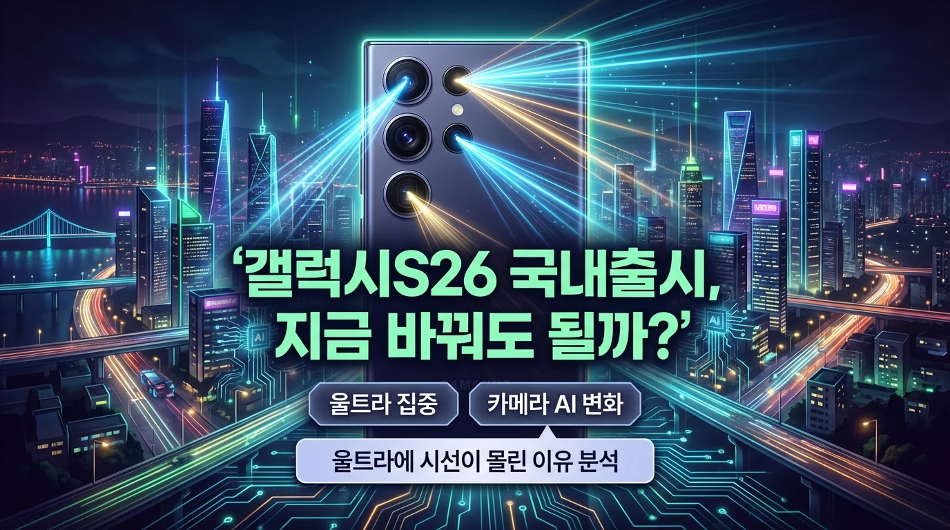갤럭시S26 국내출시, 지금 바꿔도 될까? 울트라에 시선이 몰린 이유