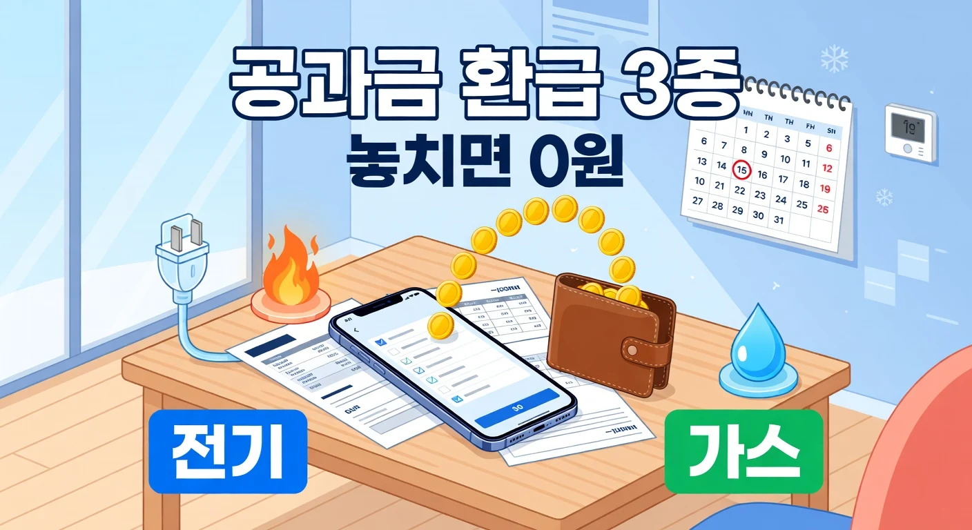 공과금 캐시백 신청 방법 3가지 — 놓치면 0원, 10분이면 끝