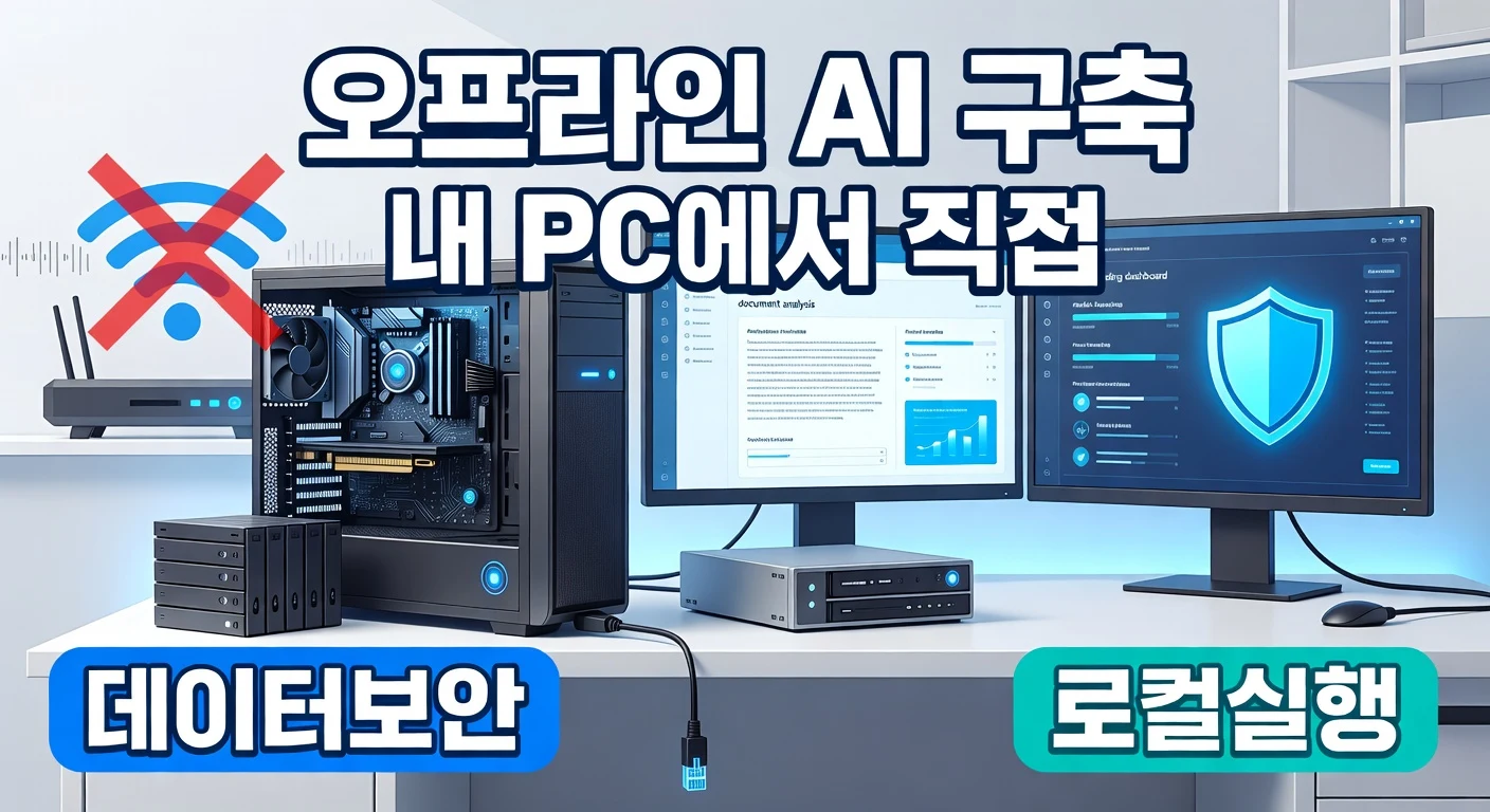 인터넷 연결 없이 개인용 PC에서 생성형 AI를 구동하는 '오프라인 AI 시스템' 구축 및 최적화 가이드